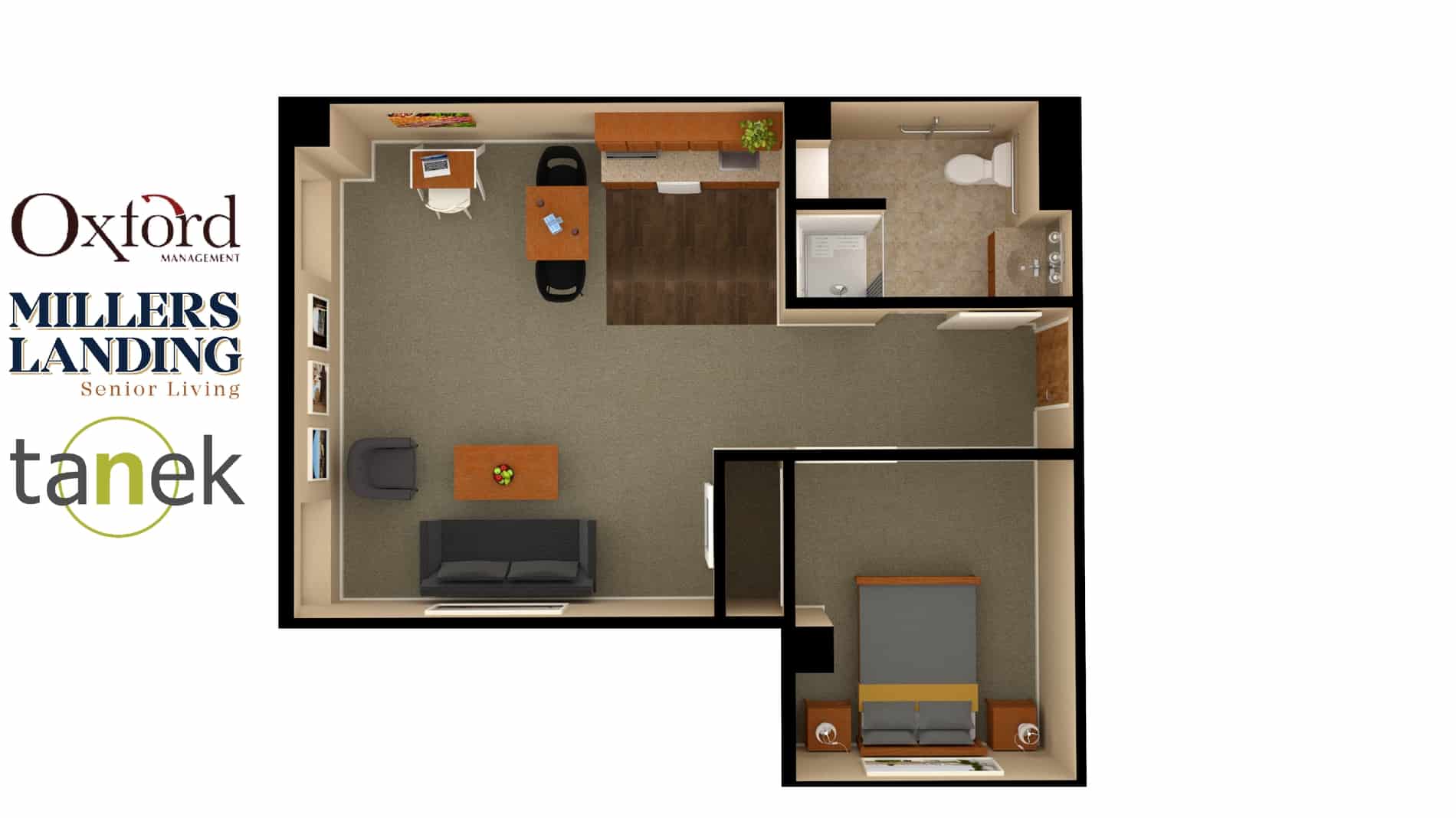 One Bedroom Apartment Plans