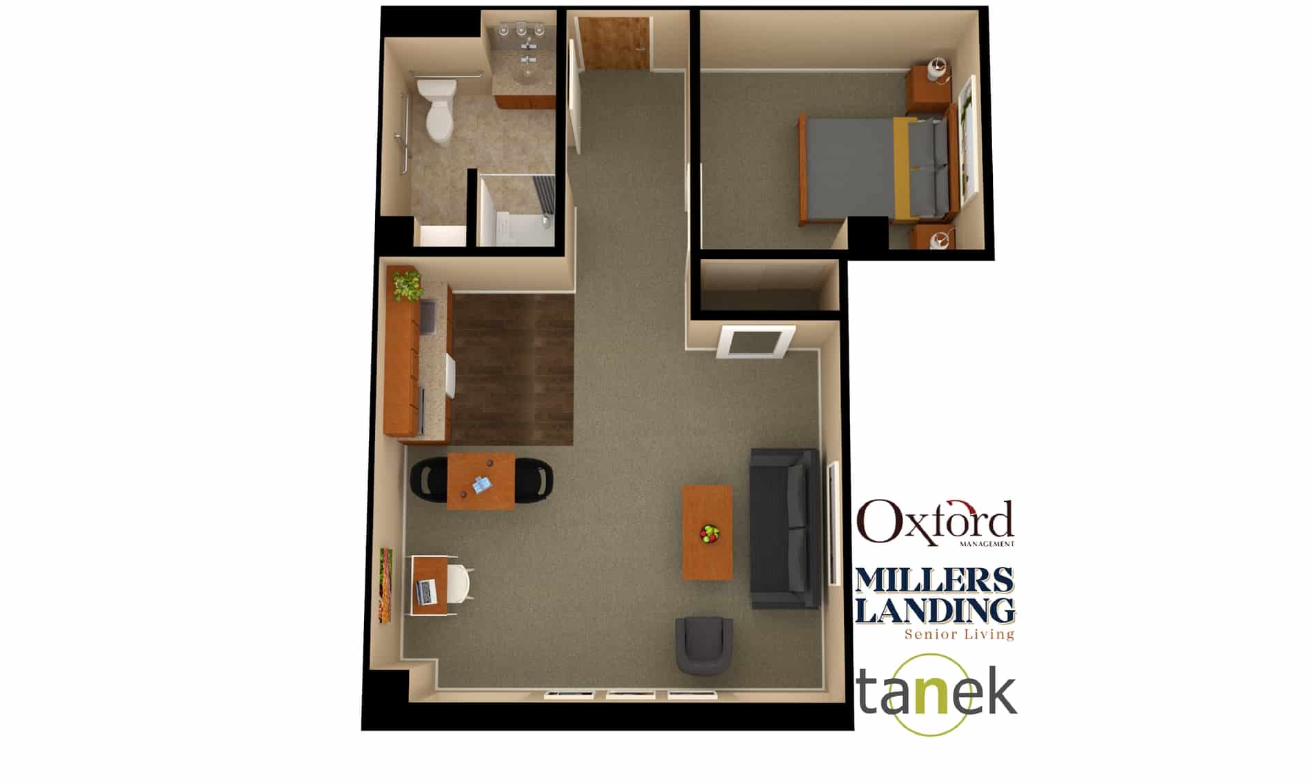 One Bedroom Apartment Plans